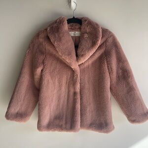 H&M Blush Teddy Jacket